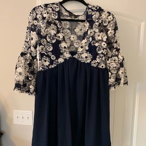 Reborn Blue and White Dress